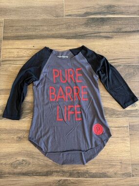 Pure Barre Life 3/4 Sleeve Raglan Top